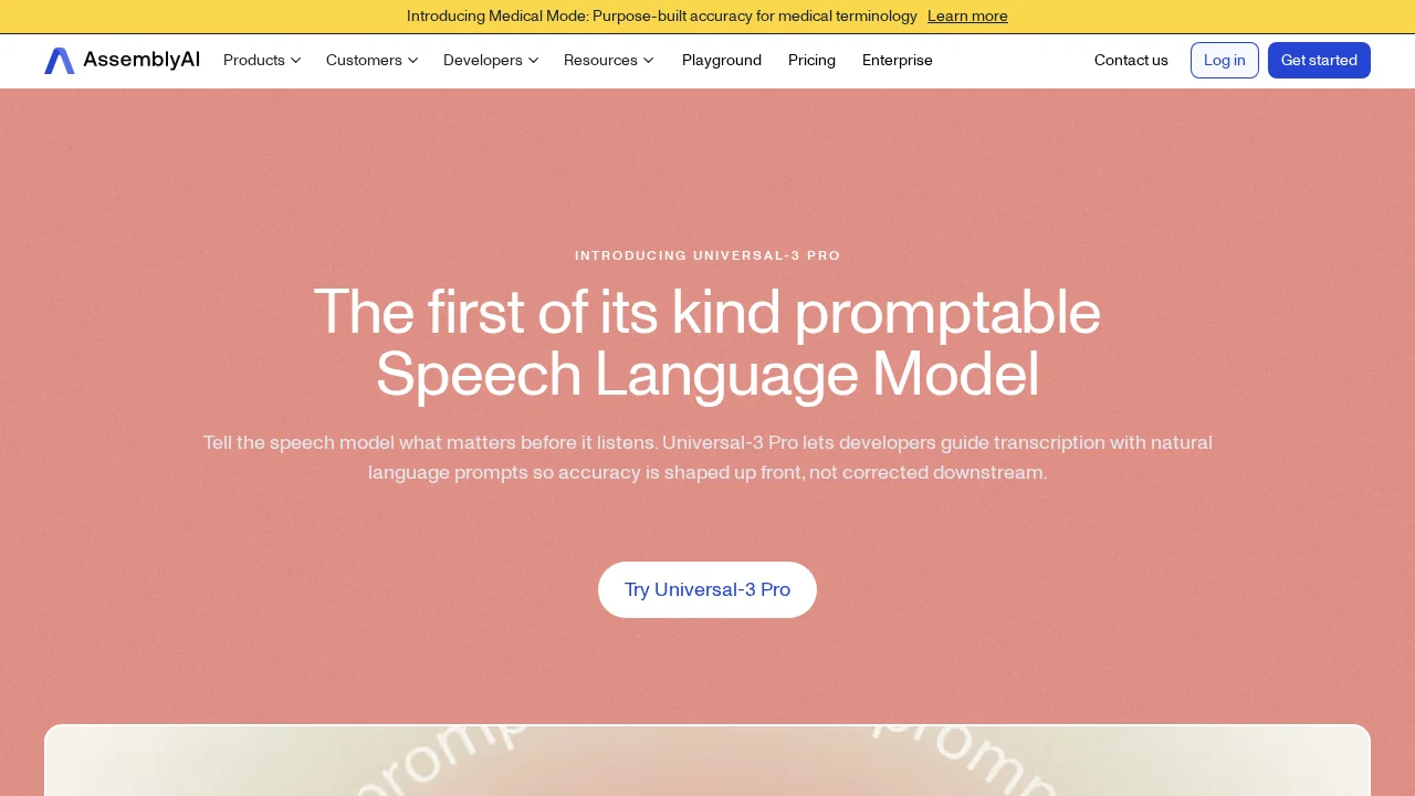 Universal-3 Pro by AssemblyAI screenshot 1