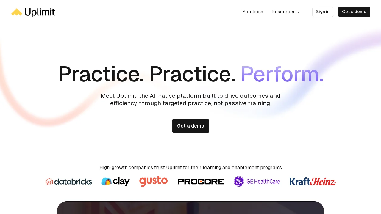 Uplimit screenshot 1