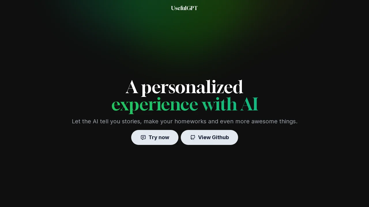 UsefulGPT screenshot 1