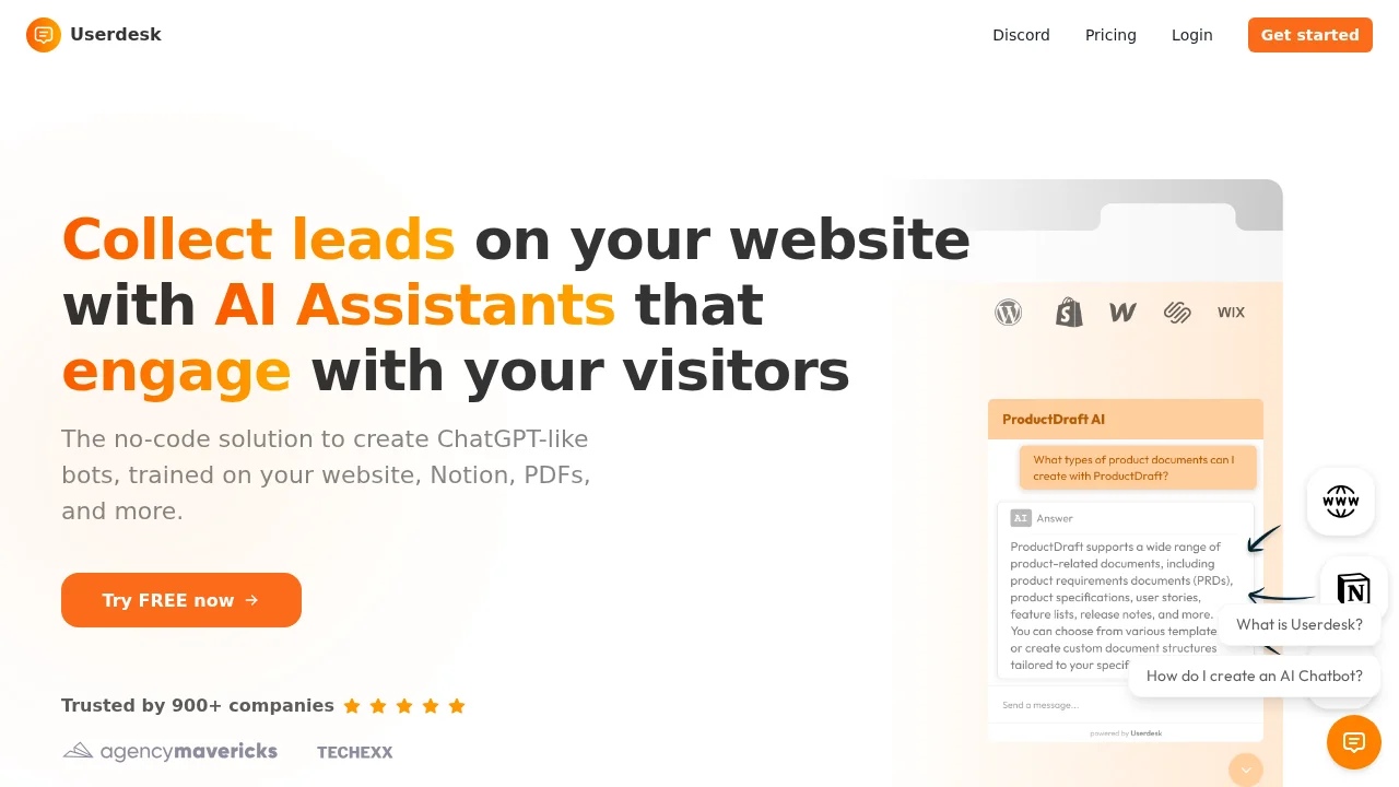 Userdesk screenshot 1