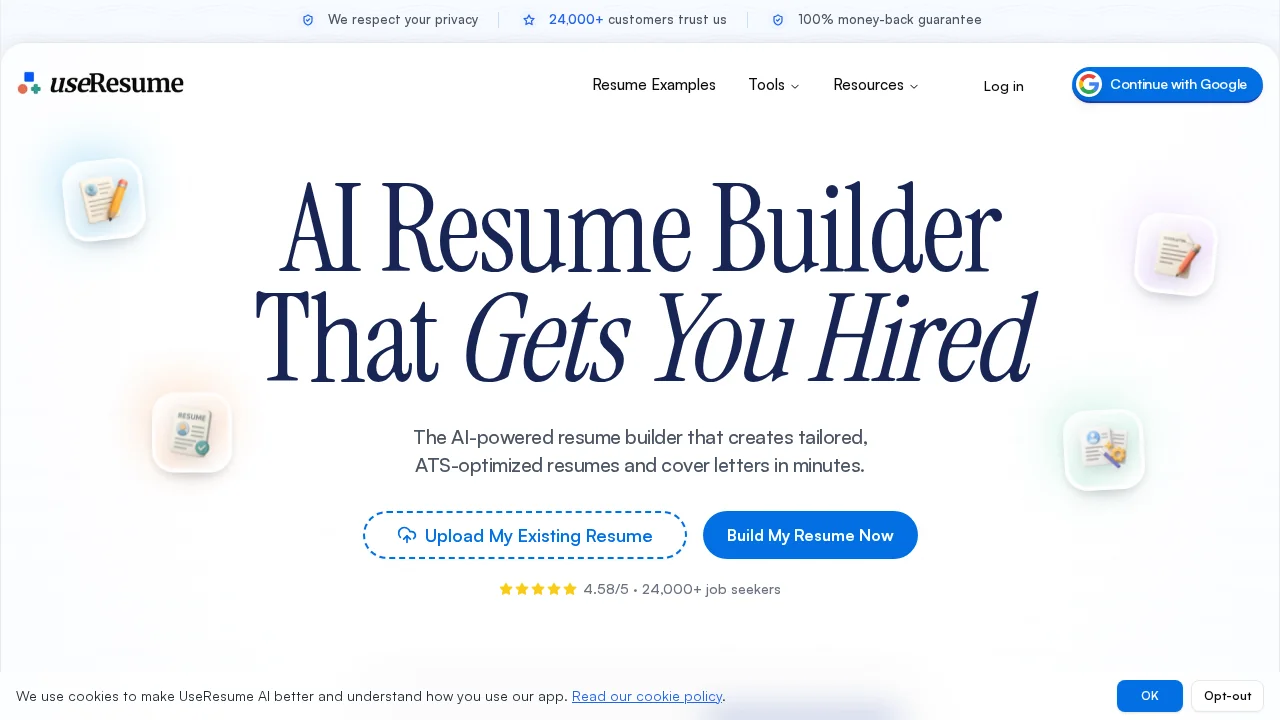 UseResume screenshot 1