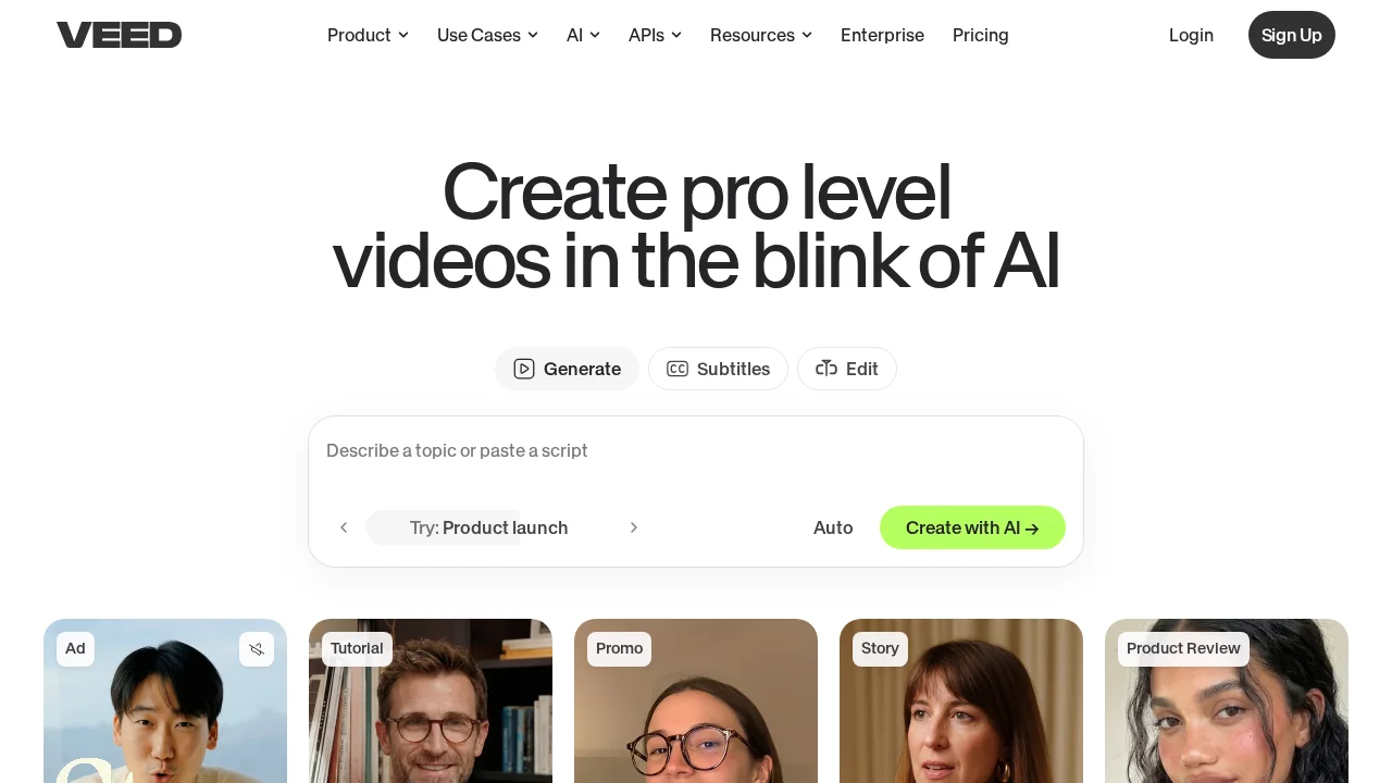 VEED.IO screenshot 1