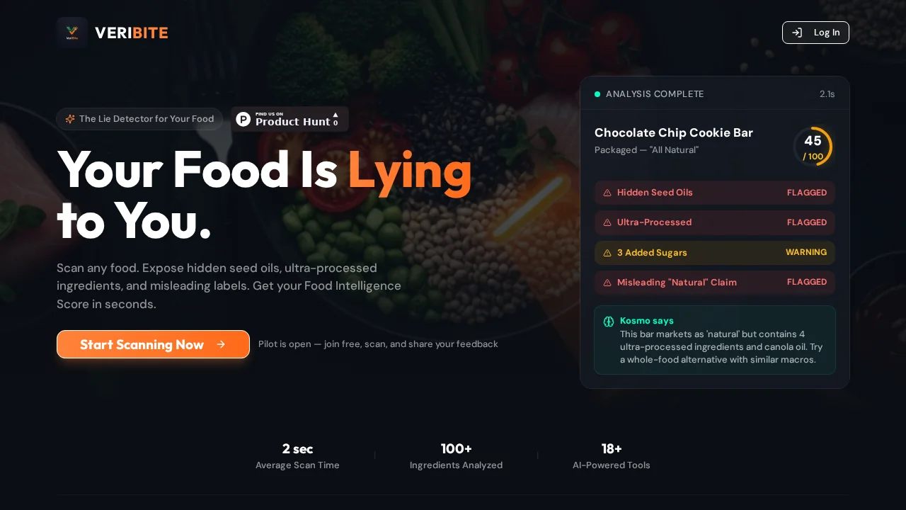 VeriBite screenshot 1