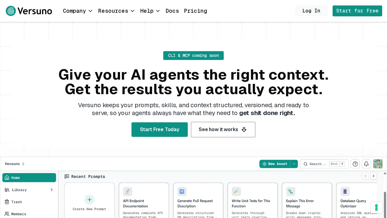 Versuno screenshot 1