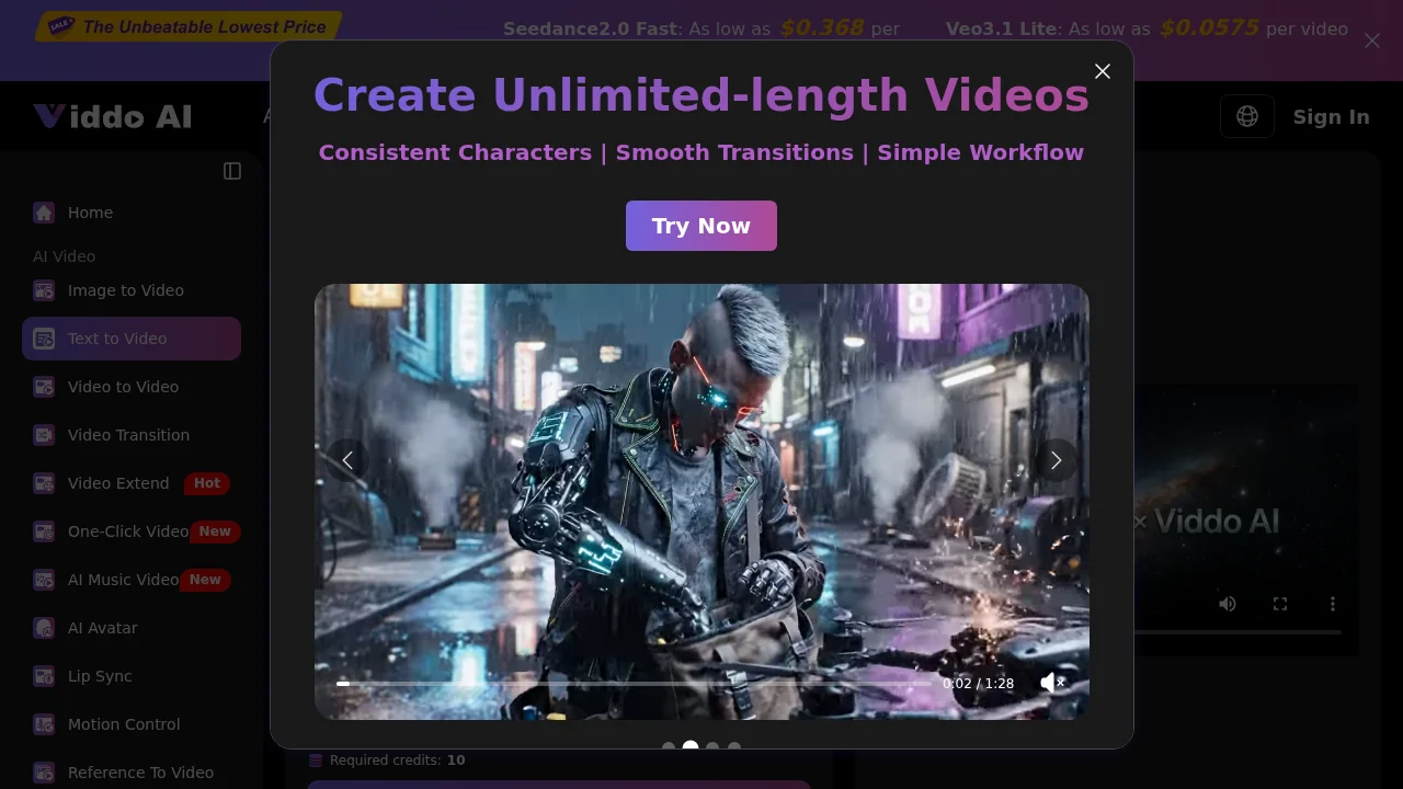 Viddo AI - AI Video Generator screenshot 1
