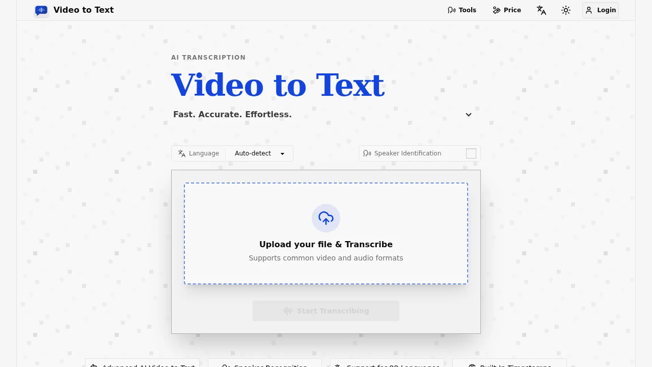 Video to Text.net screenshot 1