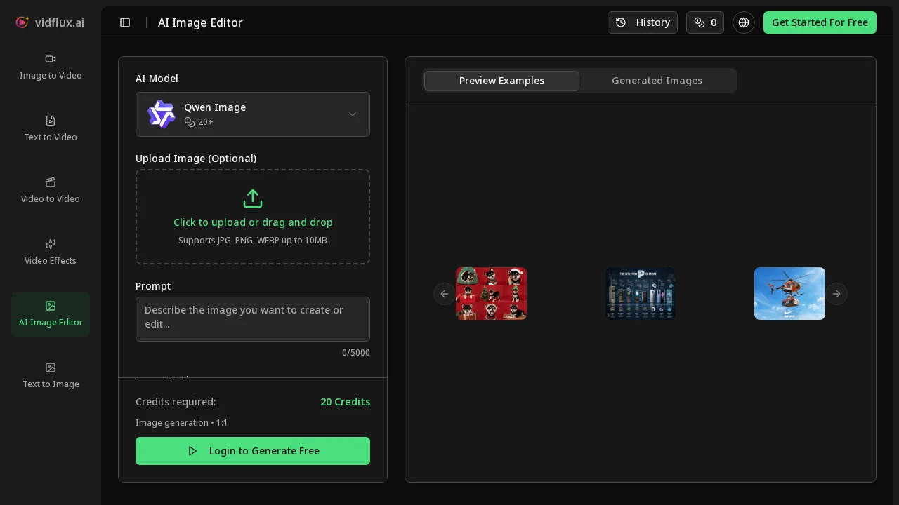 VidFlux AI Image Editor screenshot 1