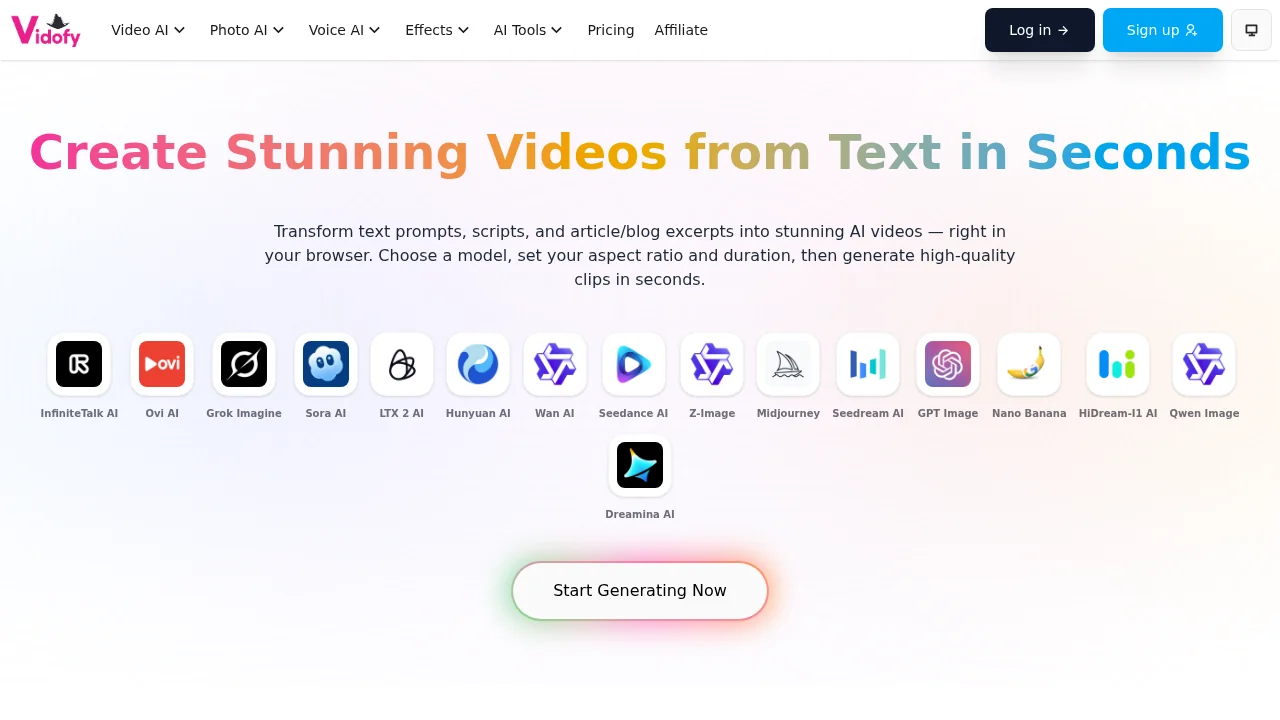 Vidofy AI screenshot 1