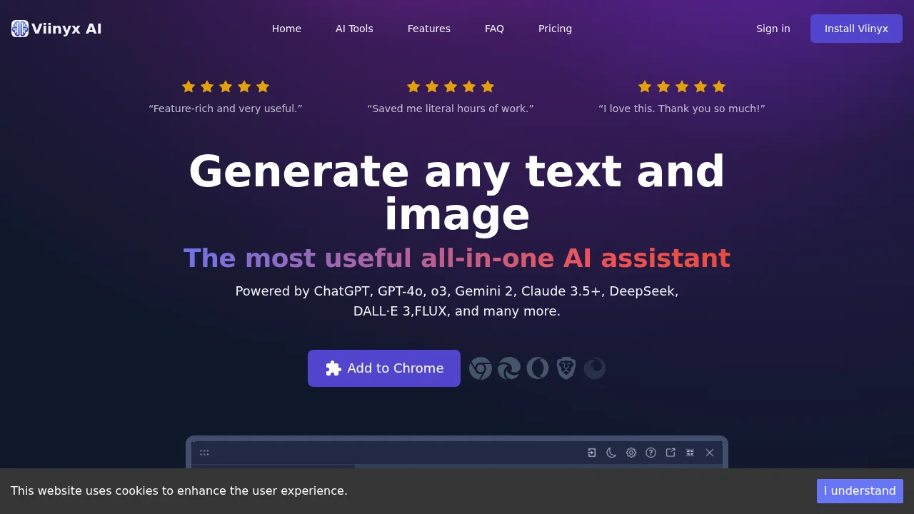Viinyx AI screenshot 1
