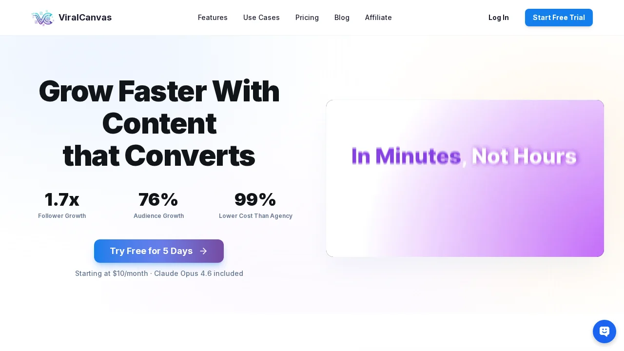 ViralCanvas.ai screenshot 1
