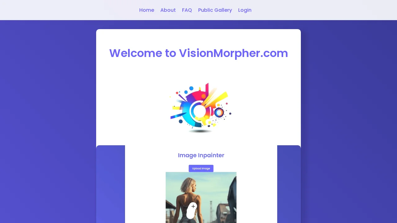 Visionmorpher screenshot 1