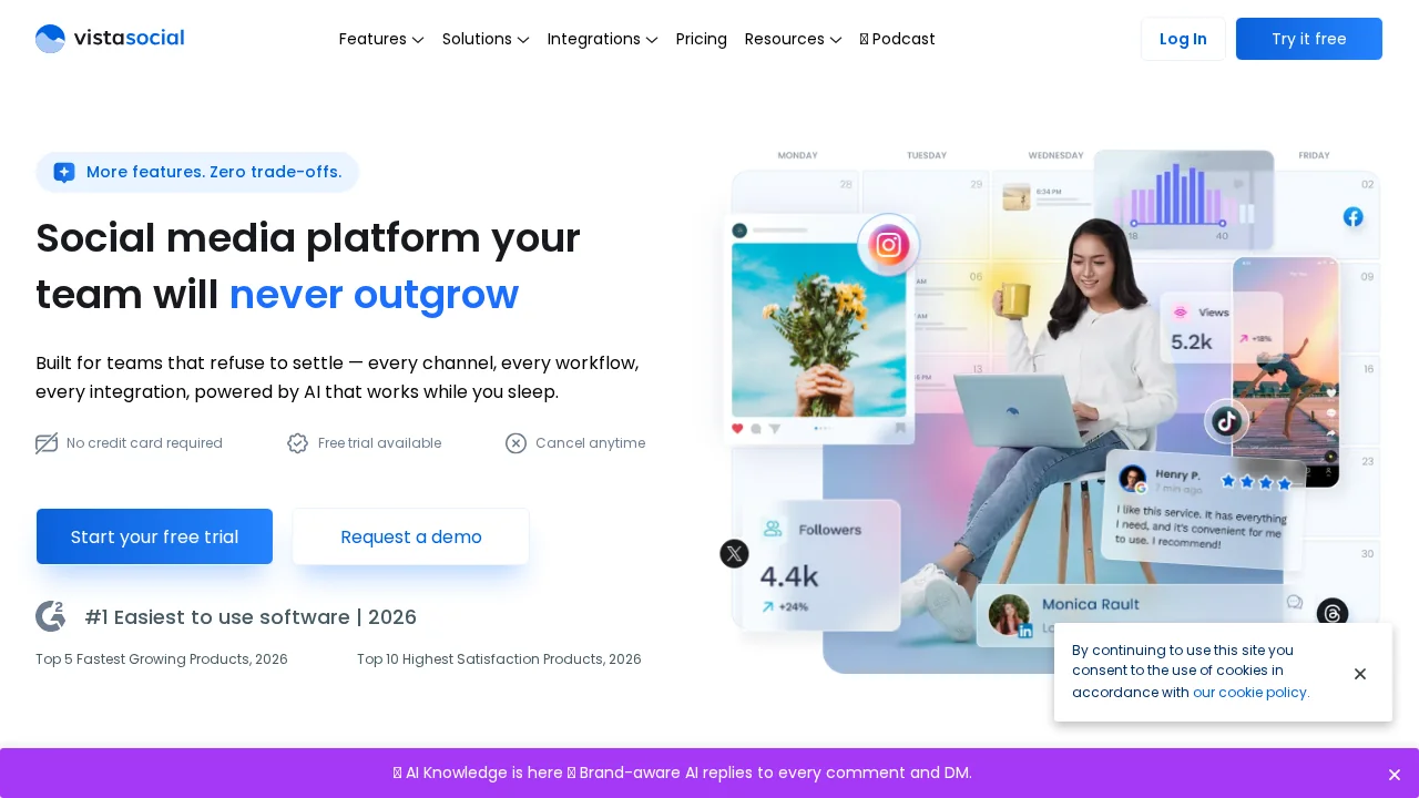 Vista Social screenshot 1