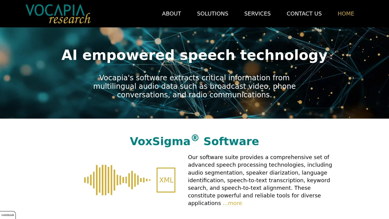 Vocapia screenshot 1