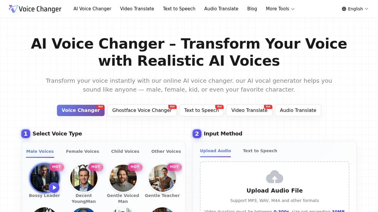 Voice Changer.video screenshot 1