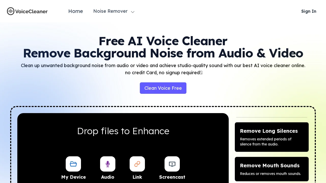 Voice Cleaner AI screenshot 1