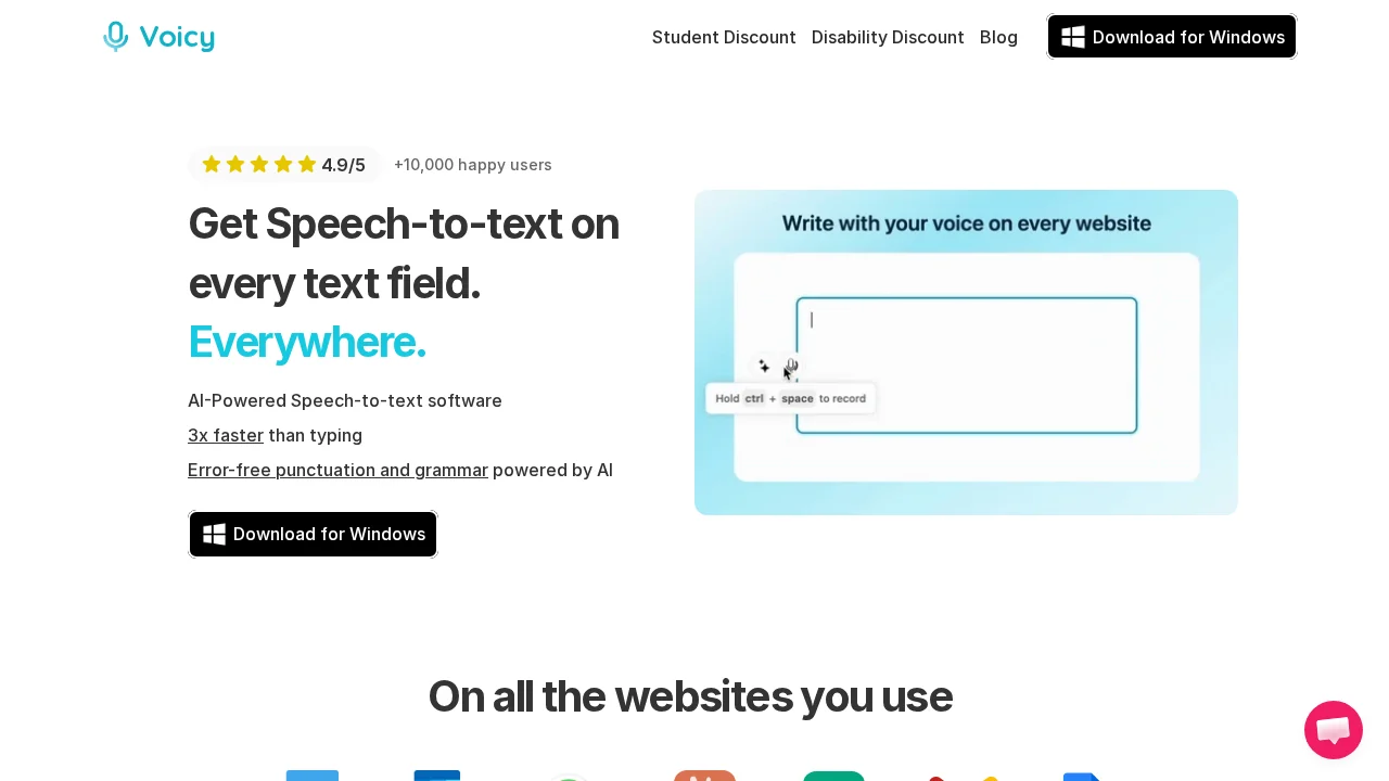 Voicy Speech to Text screenshot 1