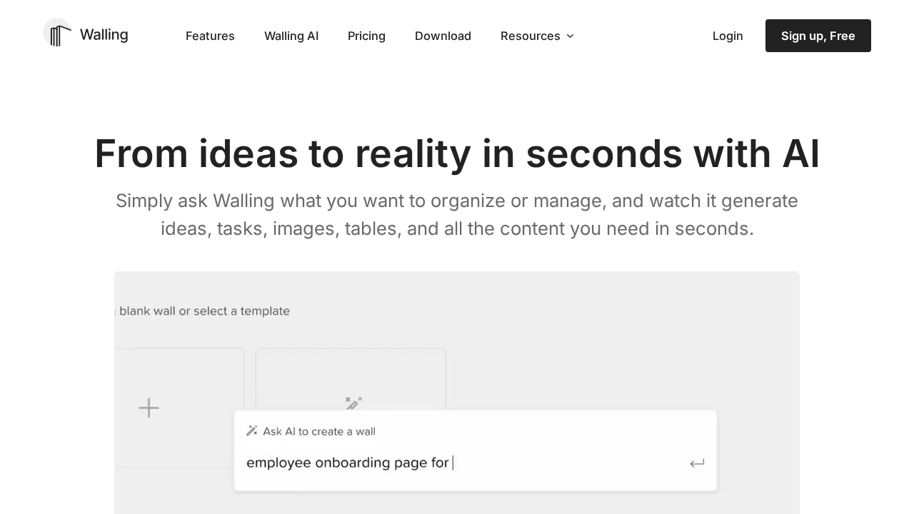 Walling AI screenshot 1