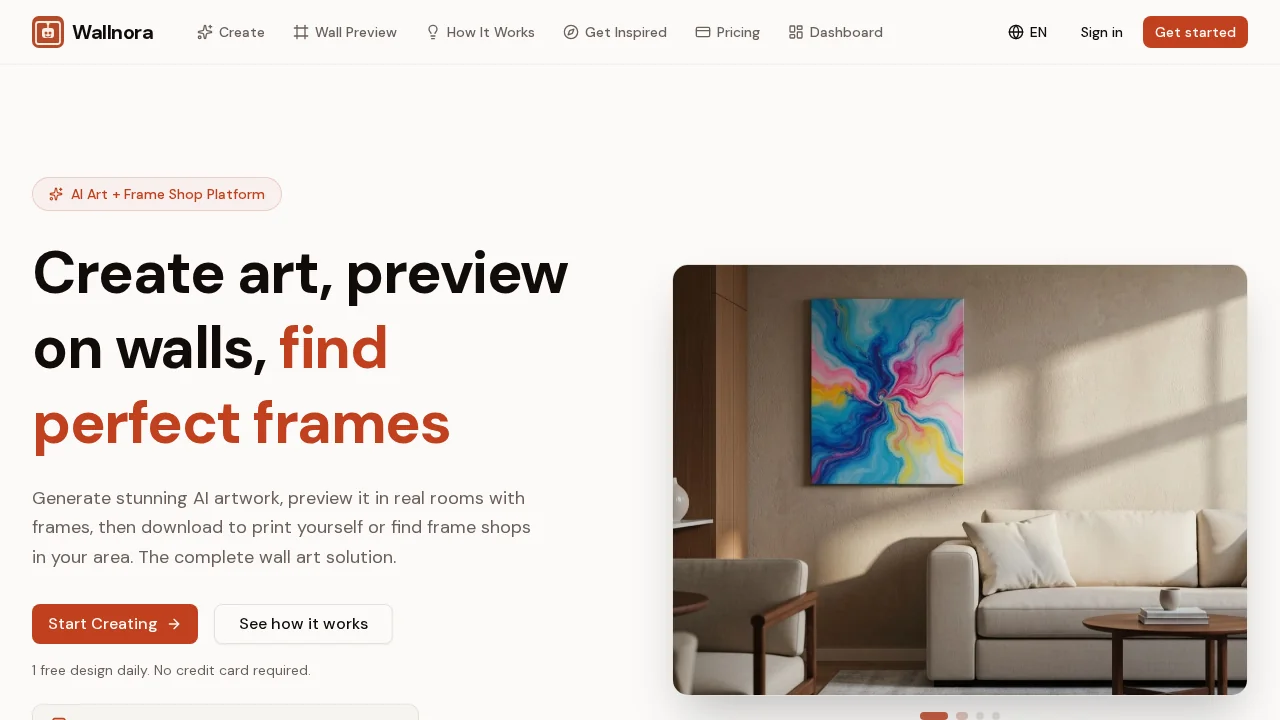 Wallnora screenshot 1