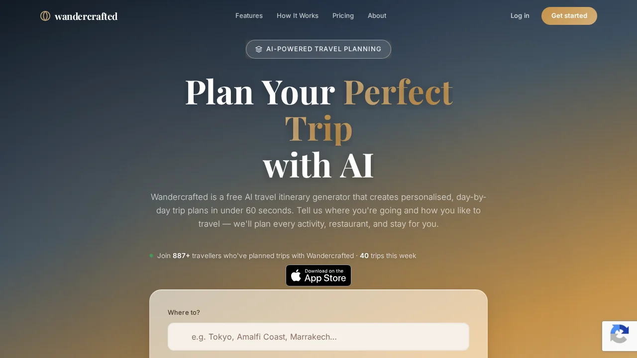 Wandercrafted screenshot 1