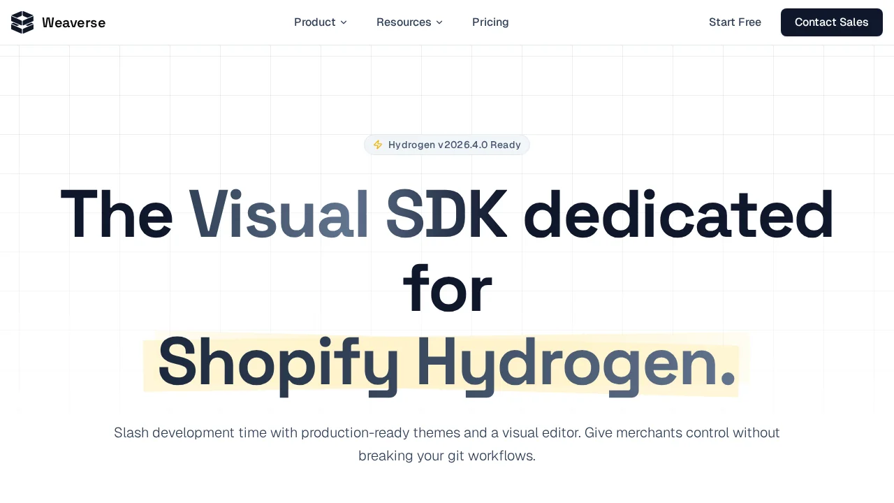 Weaverse screenshot 1