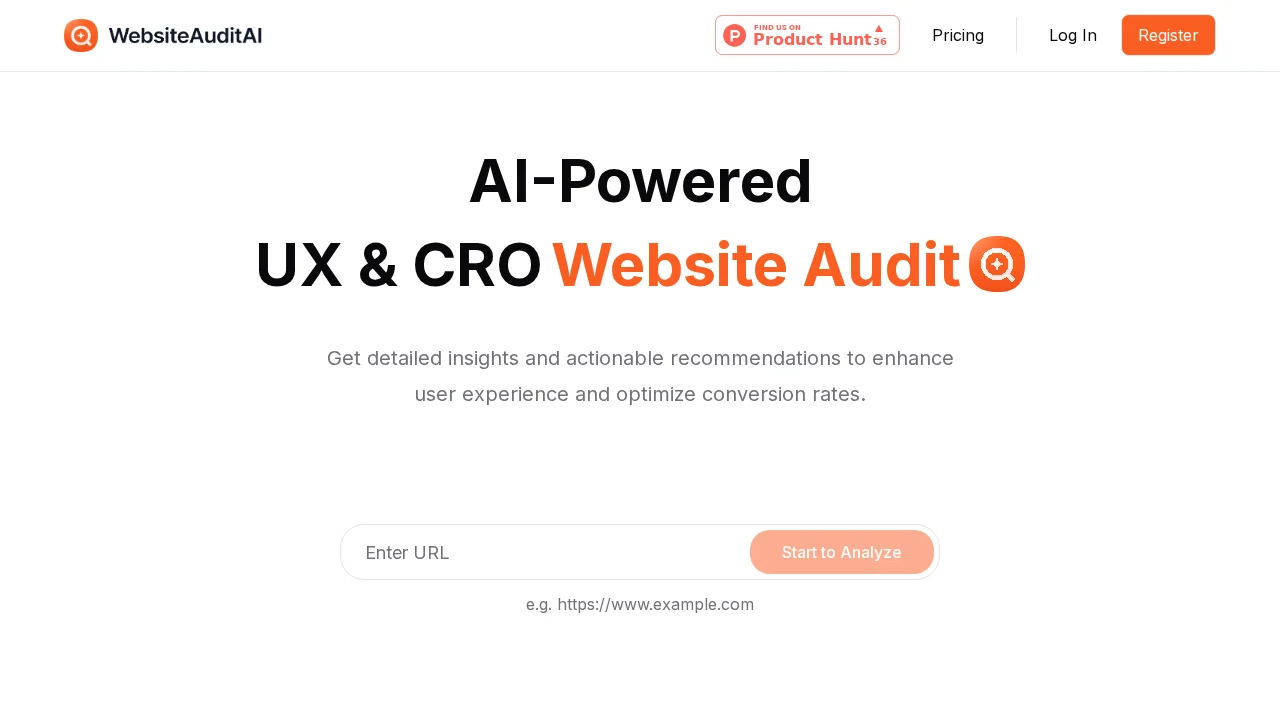 WebsiteAuditAI screenshot 1