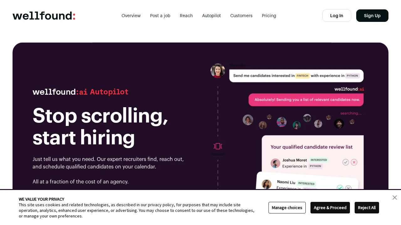 wellfound:ai screenshot 1