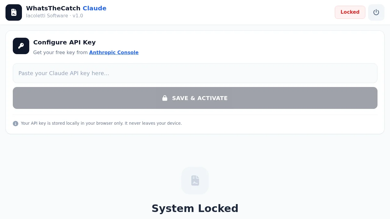 WhatsTheCatch screenshot 1