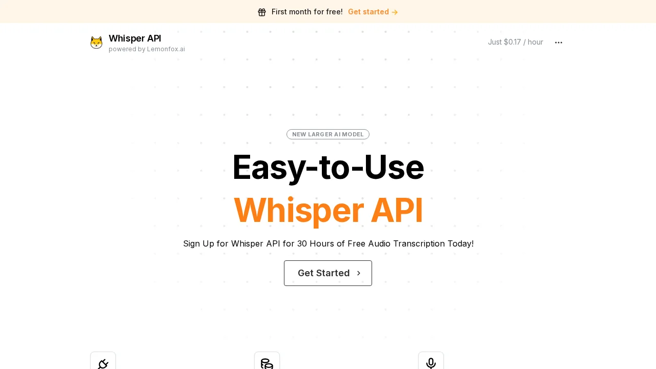 WhisperAPI screenshot 1