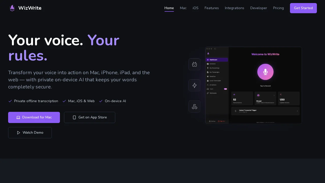 Wiz Write screenshot 1