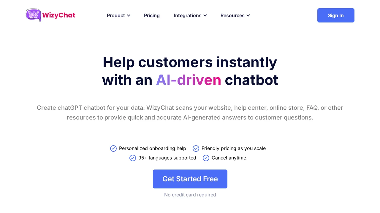 WizyChat screenshot 1