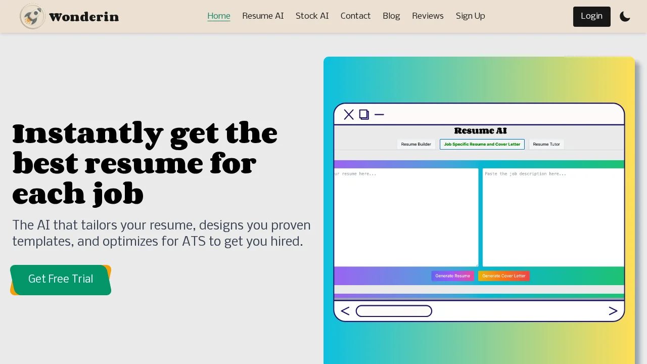 Wonderin AI screenshot 1