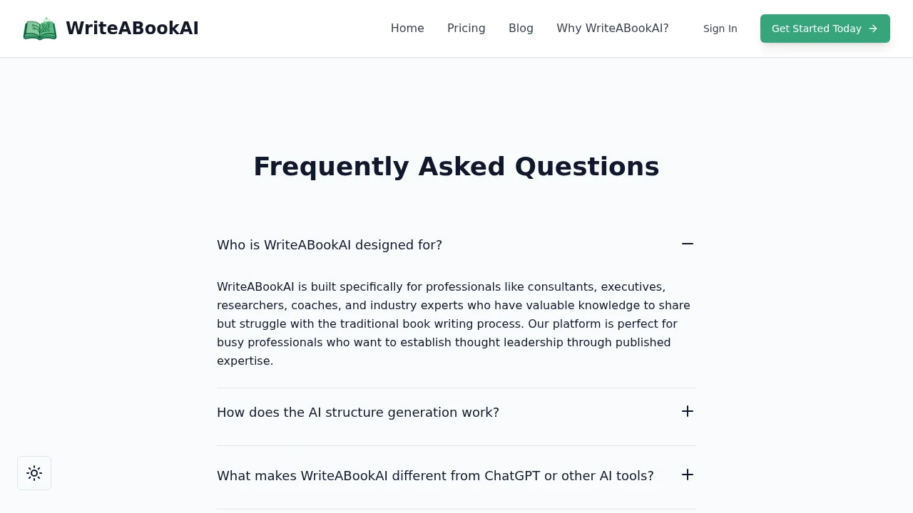 WriteABookAI screenshot 1