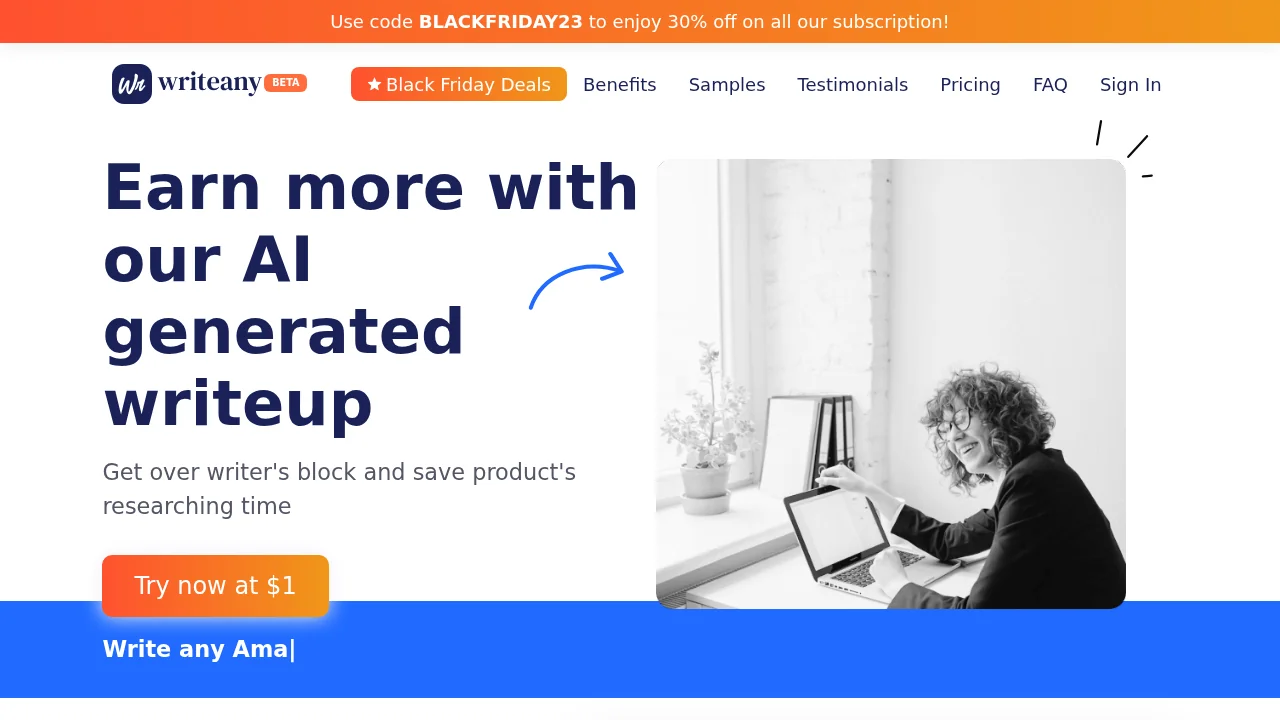 Writeany screenshot 1