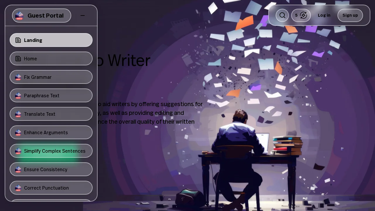 Writer Assistant screenshot 1
