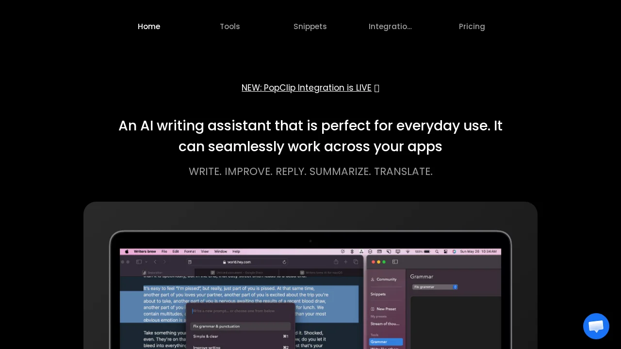 Writers brew screenshot 1