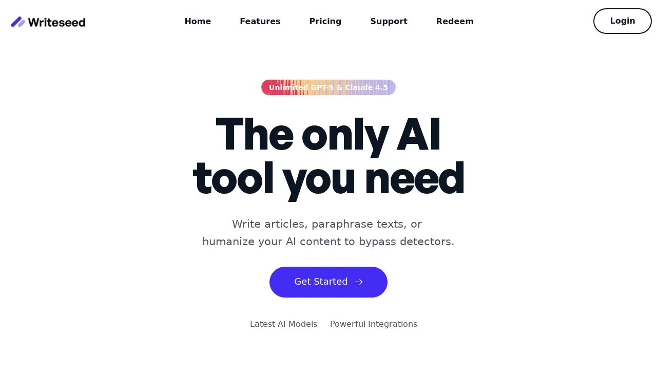 Writeseed screenshot 1