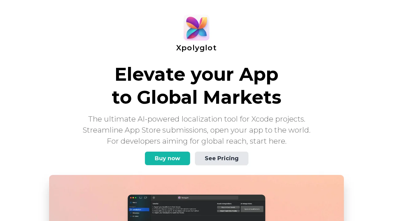 Xpolyglot screenshot 1