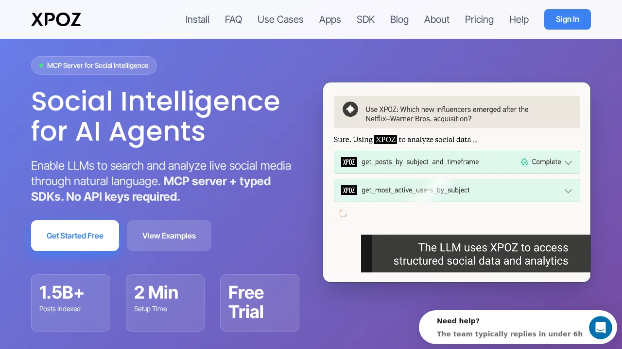 Xpoz MCP screenshot 1