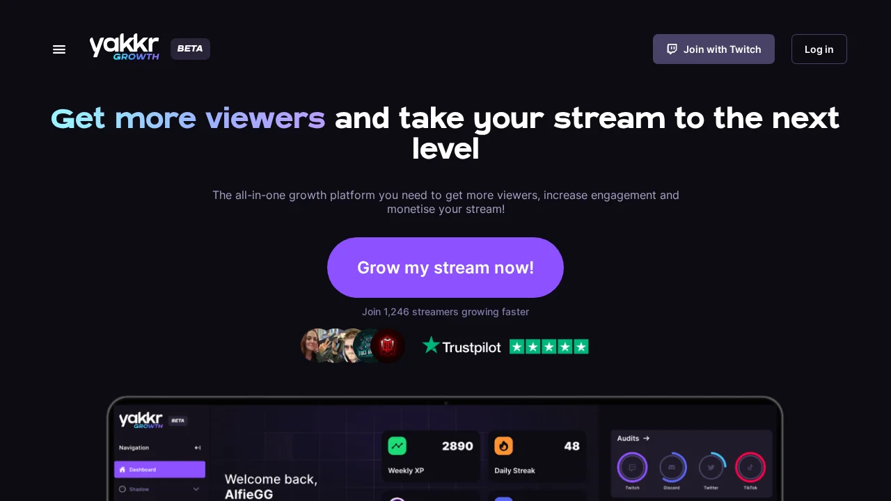 Yakkr Growth screenshot 1