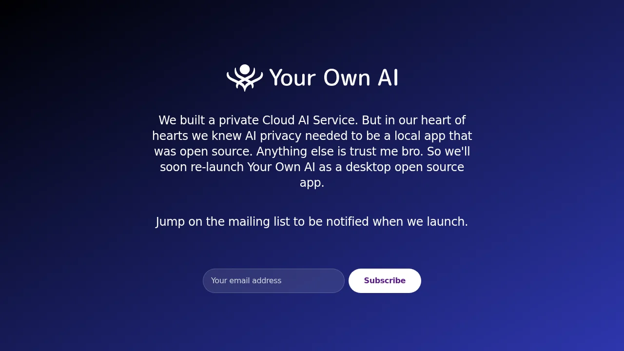 Your Own AI screenshot 1