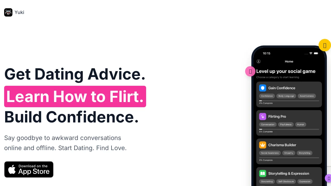 Yuki: Learn How To Flirt screenshot 1