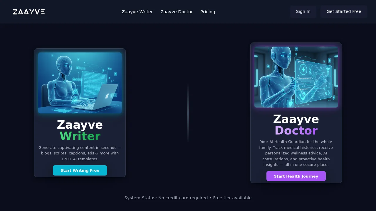 Zaayve screenshot 1