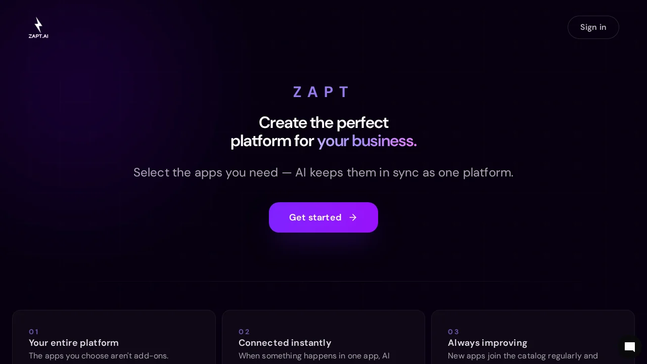 Zapt screenshot 1