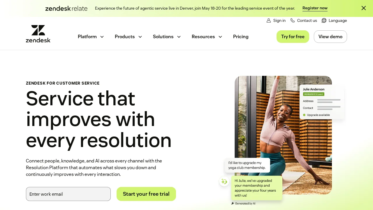 Zendesk | Service screenshot 1