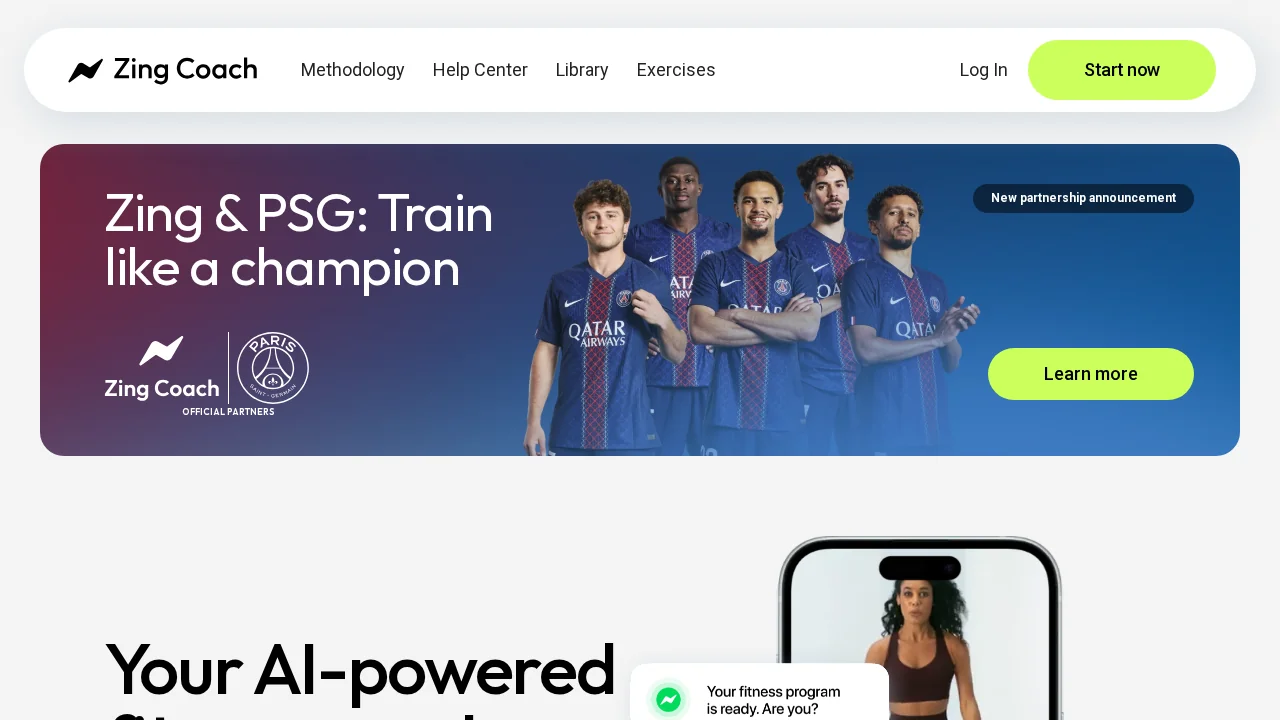 Zing Coach screenshot 1