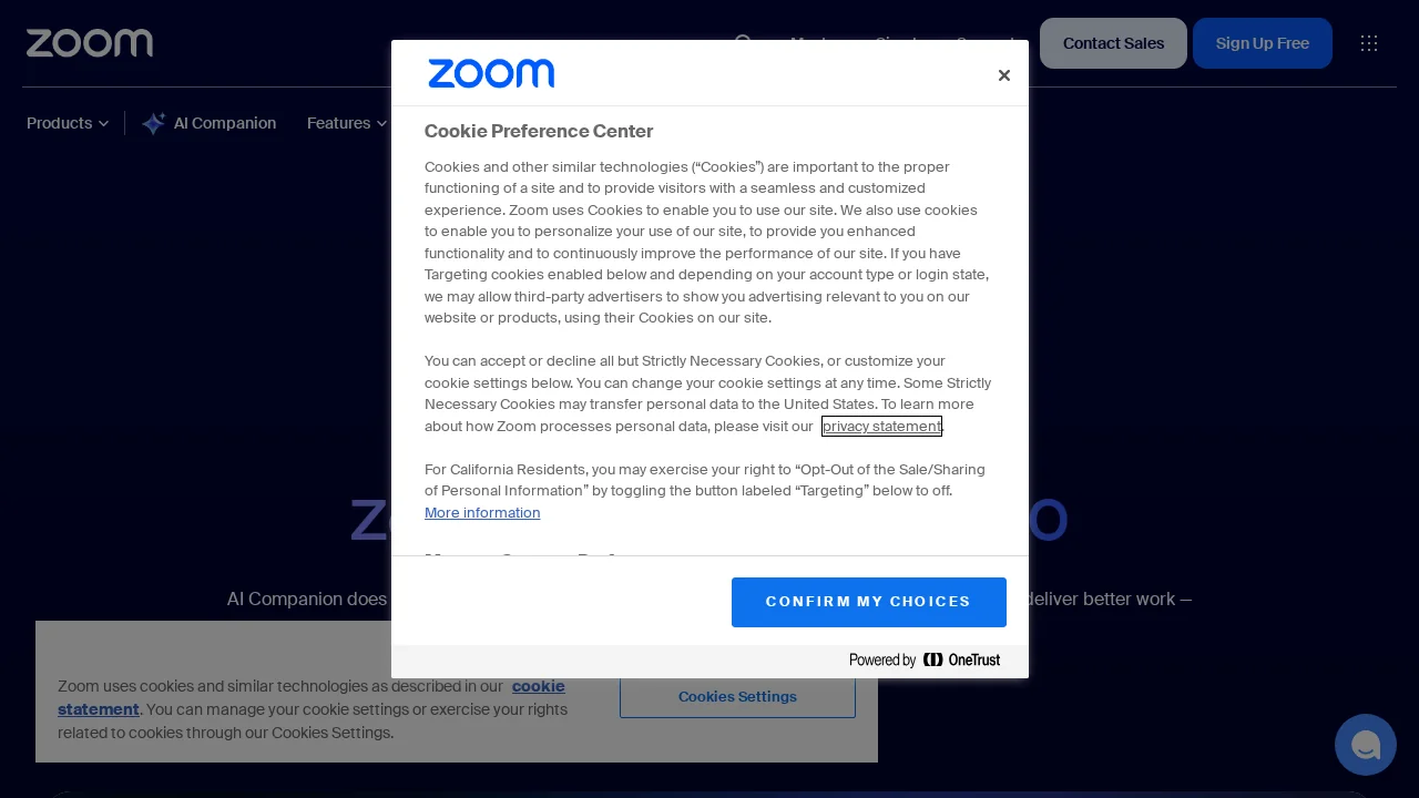 Zoom AI Companion screenshot 1
