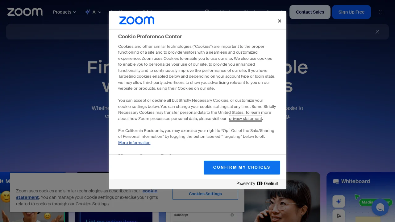 Zoom IQ screenshot 1
