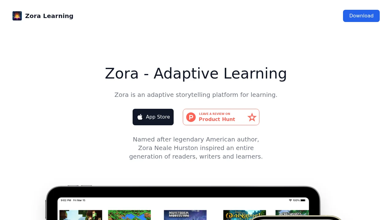 Zora - Adaptive Learning screenshot 1